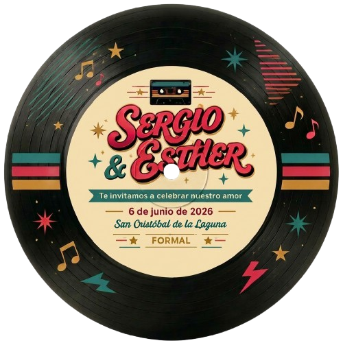 Disco invitación